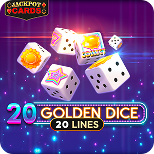 20 GOLDEN DICE